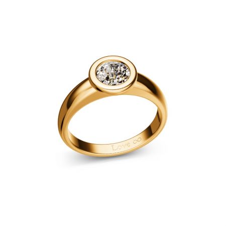 Verlobungsring Bella - Gelbgold 750 - 0,75 crt - TW/SI 