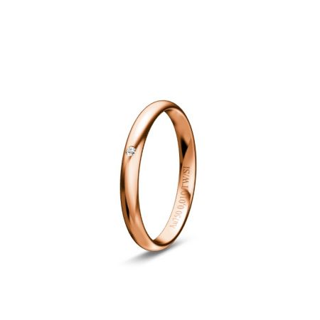 Memoire Line I - Roségold 750 - 0,010 Crt - TW/SI 